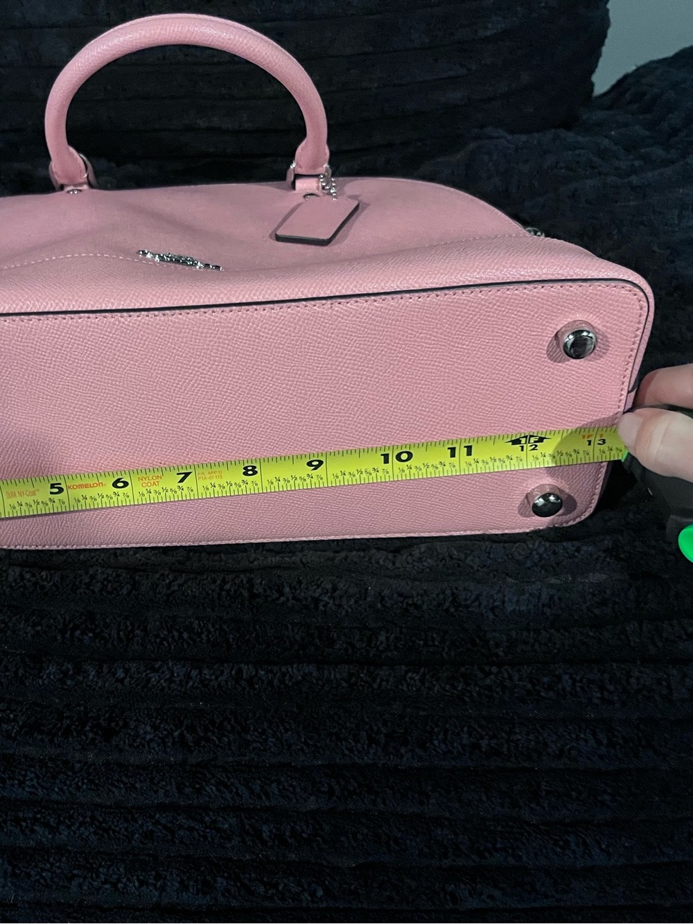 Coach Blush Pink Dome Satchel Handbag - Picture 7 of 7
